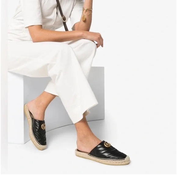 Gucci Napa Charlotte Leather Sandal Authentic - Picture 10 of 10